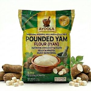 Ayoola Pounded Yam Flour – 9.1kg