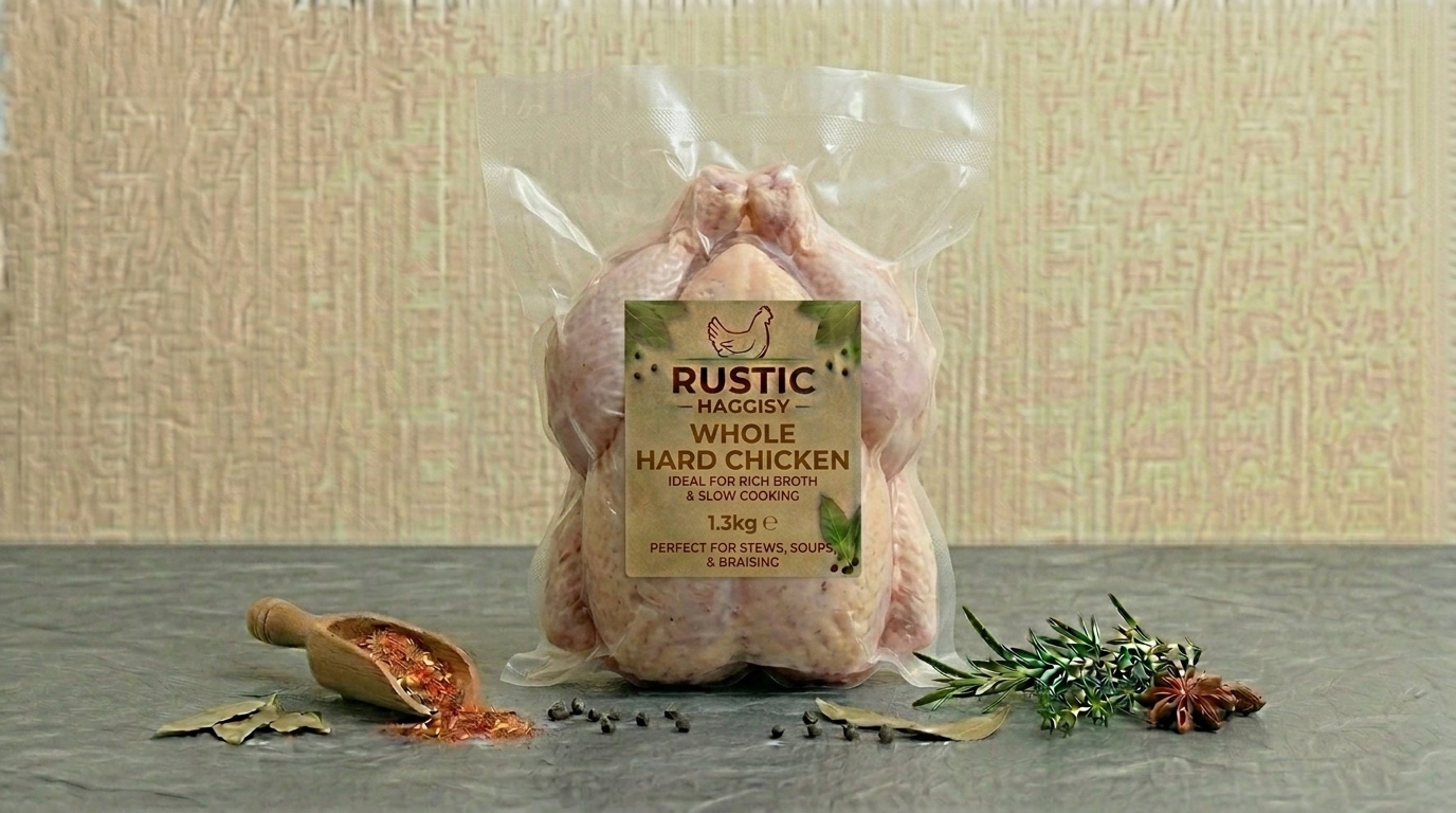 Whole Hard Chicken (Frozen) – 1.3kg