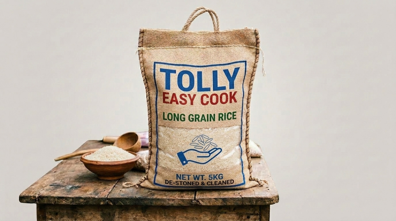 Tolly Boy Easy Long Grain Easy Cook Rice 5kg
