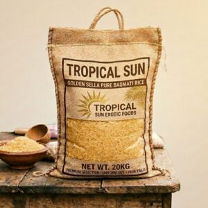 Tropical Sun Golden Sella Pure Basmati Rice 20kg 
