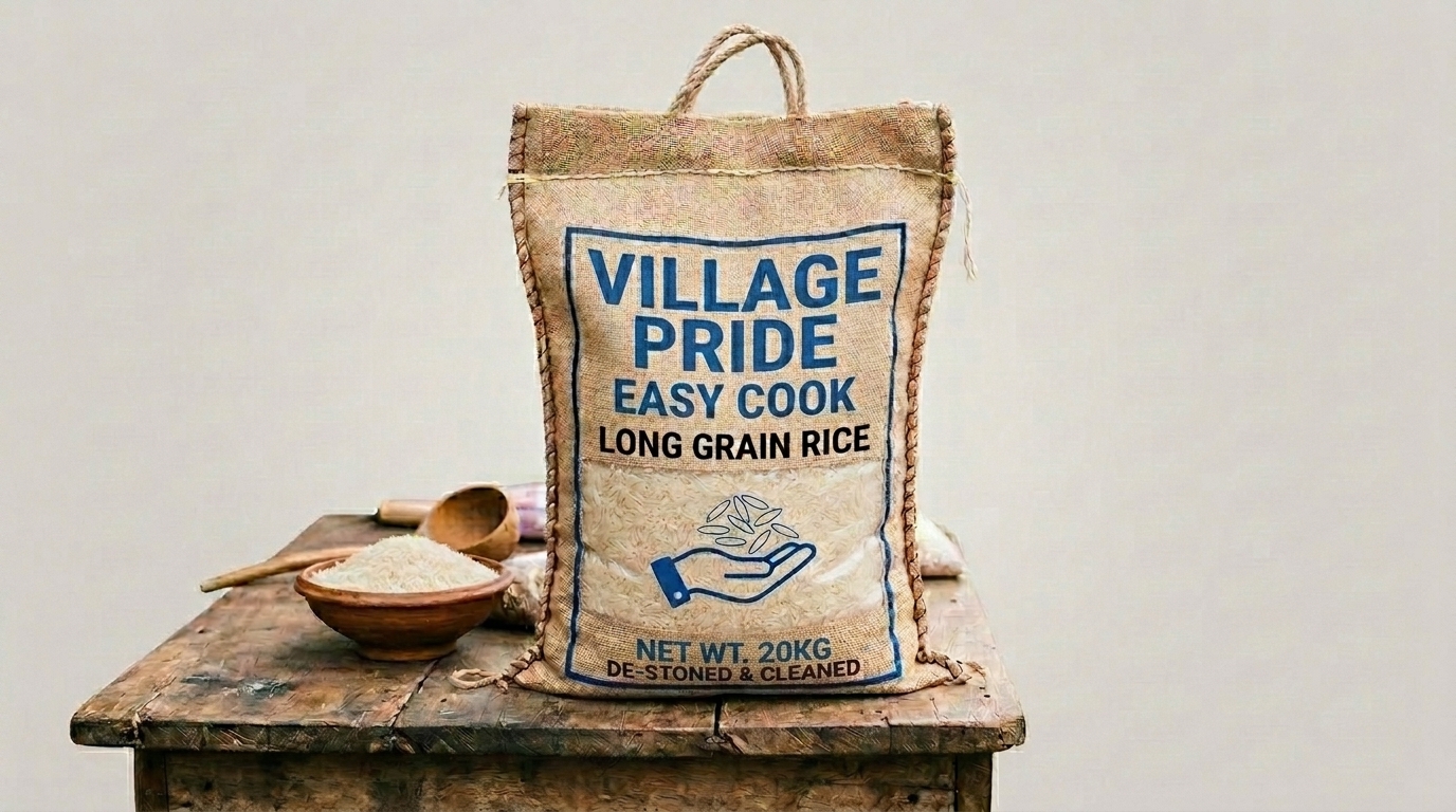 Village Pride Long Grain Easy Cook Rice 20kg